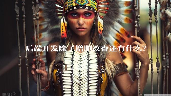 后端开发除了增删改查还有什么？
